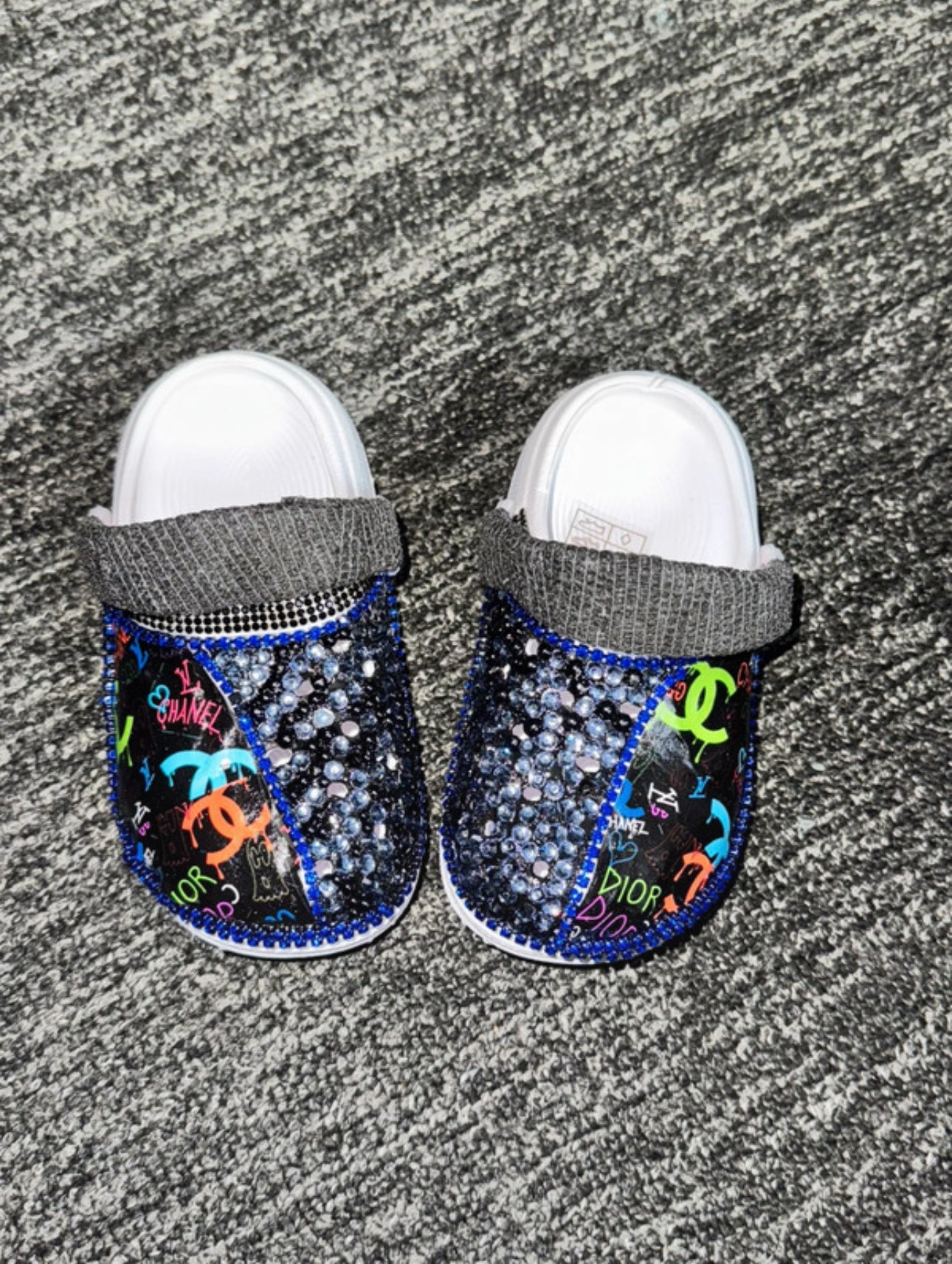 Customised Children's Clogs/Crocs (child size 7)