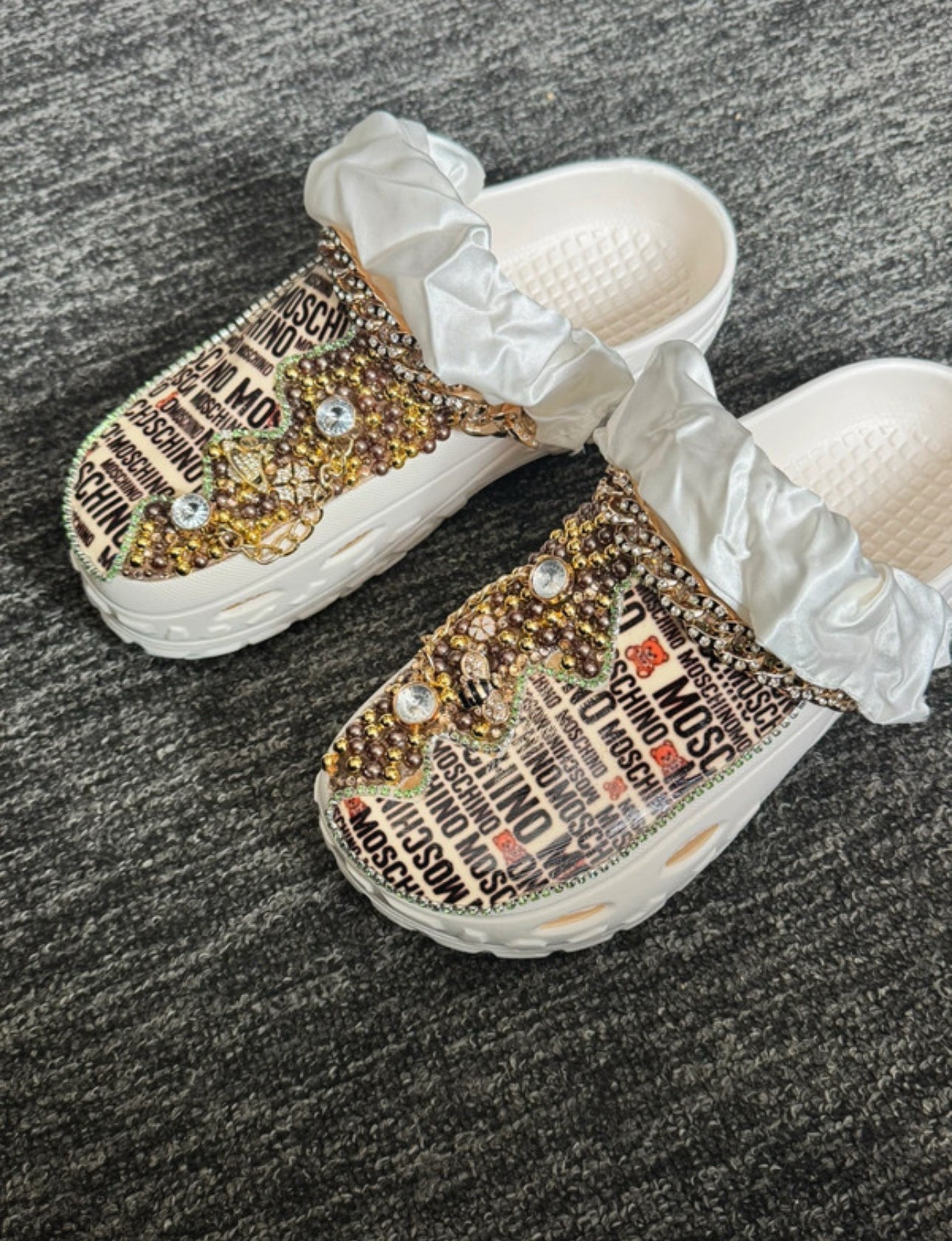 Customised Crocs/clogs size 8