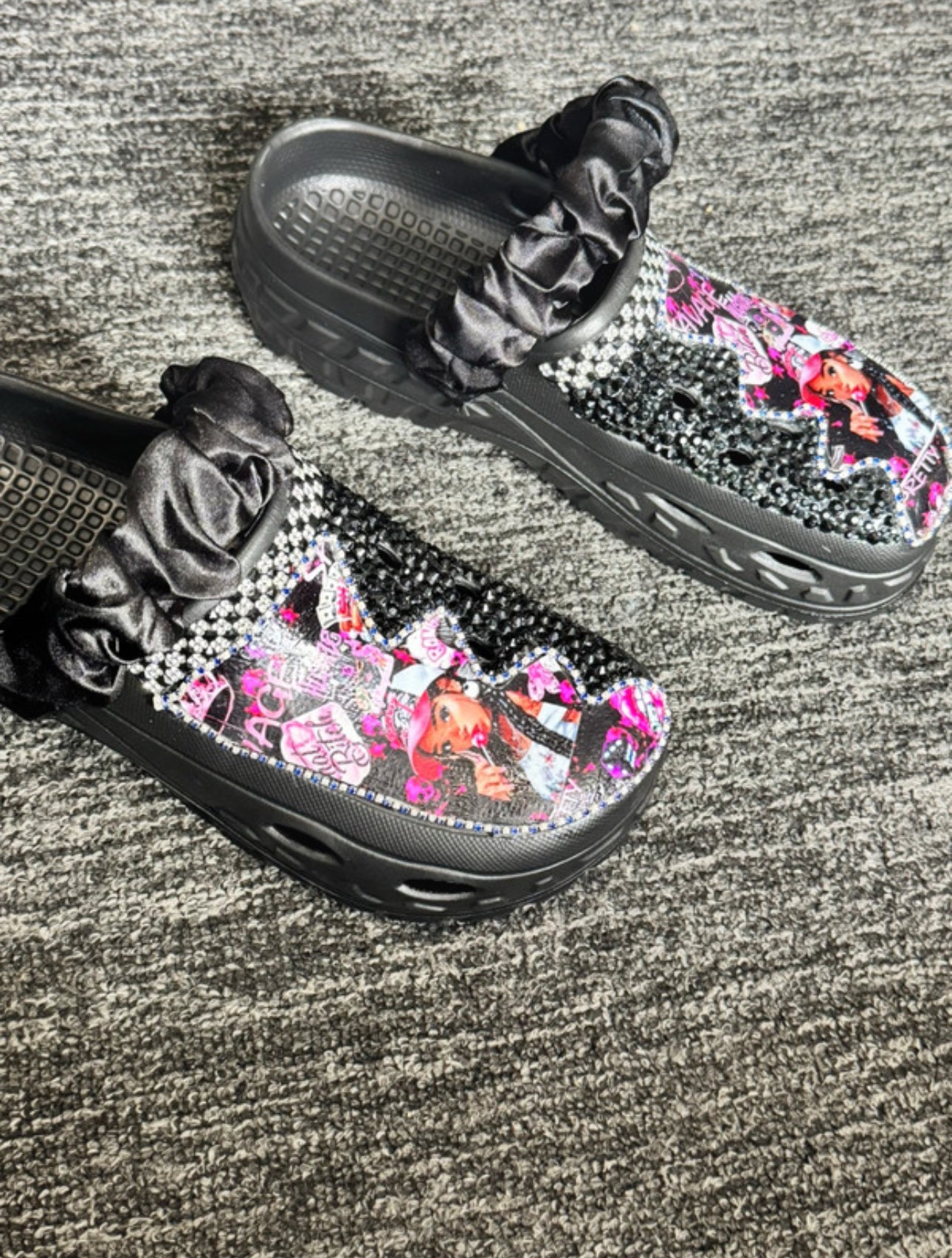 Customised Crocs/clogs size 8