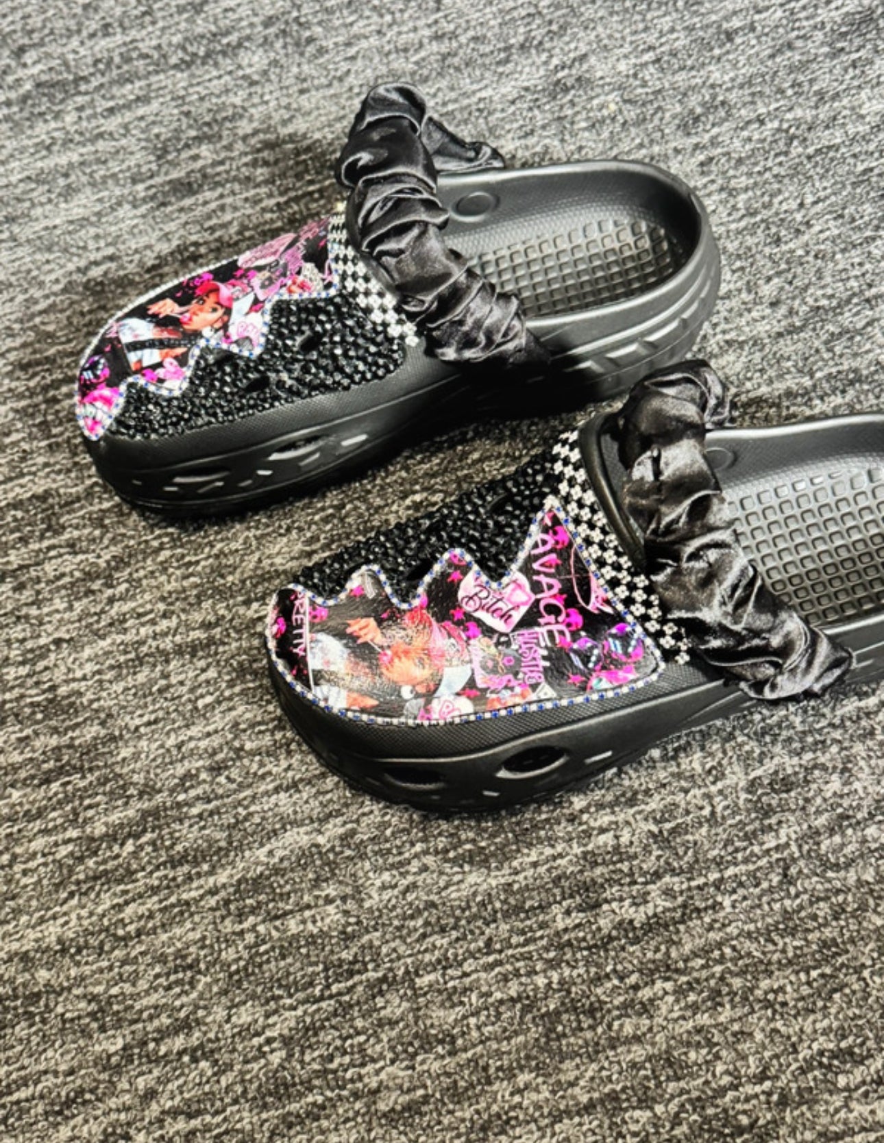 Customised Crocs/clogs size 8
